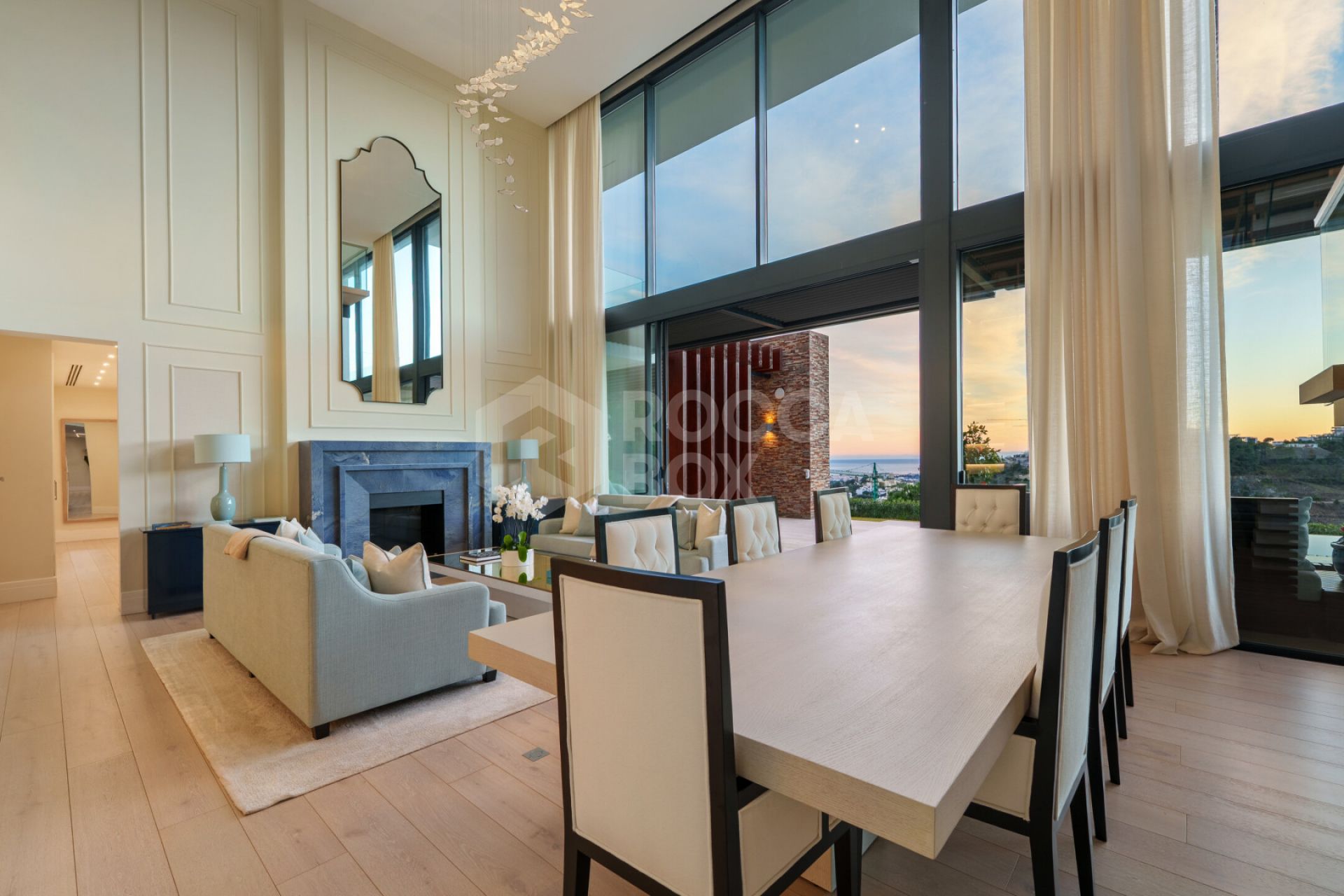 Contemporary Comfort & Privacy Surrounded By Panoramic Andalusian Views in Benahavis.