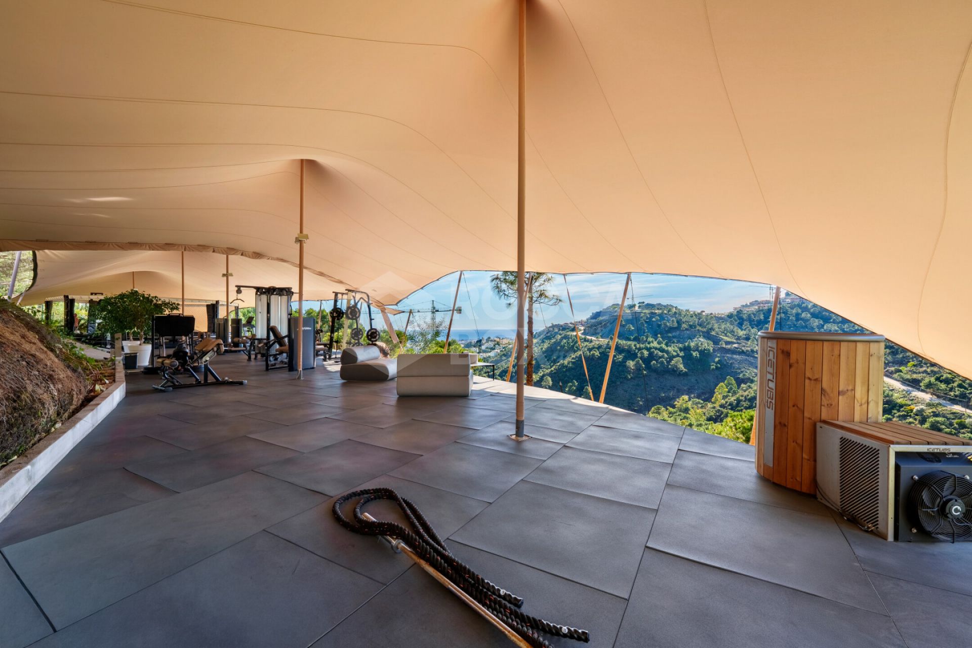 Contemporary Comfort & Privacy Surrounded By Panoramic Andalusian Views in Benahavis.