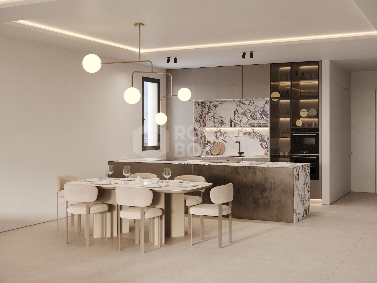 Luxurious Mediterranean Coastal Retreat with Premium Amenities