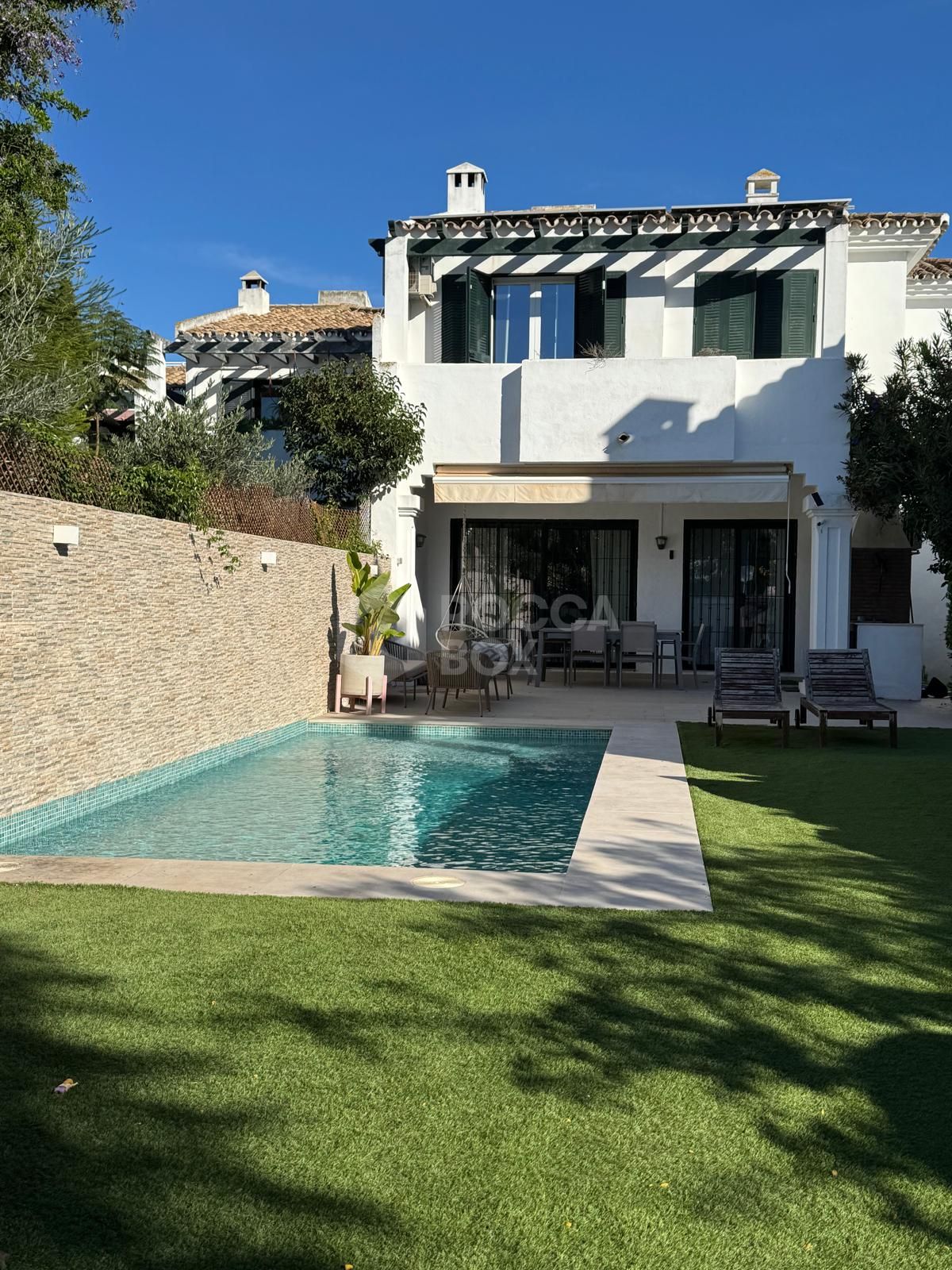 Charming Three-Bedroom Villa in Marbella with Private Pool and Garden