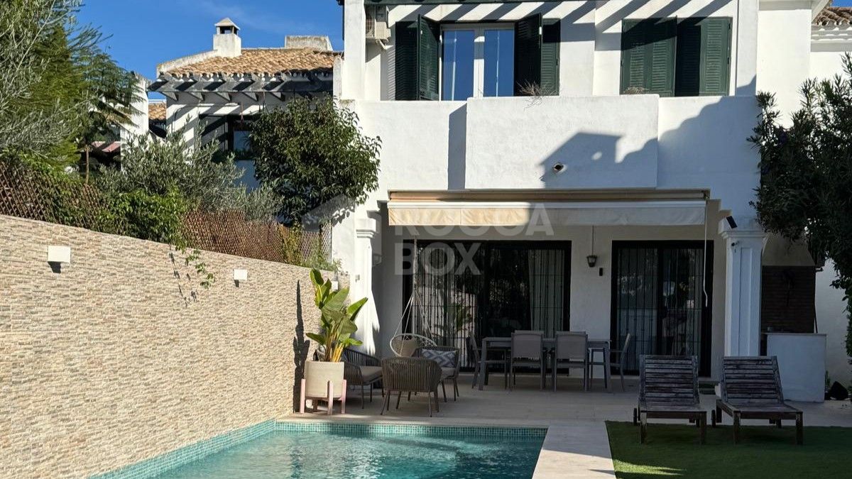 Charming Three-Bedroom Villa in Marbella with Private Pool and Garden