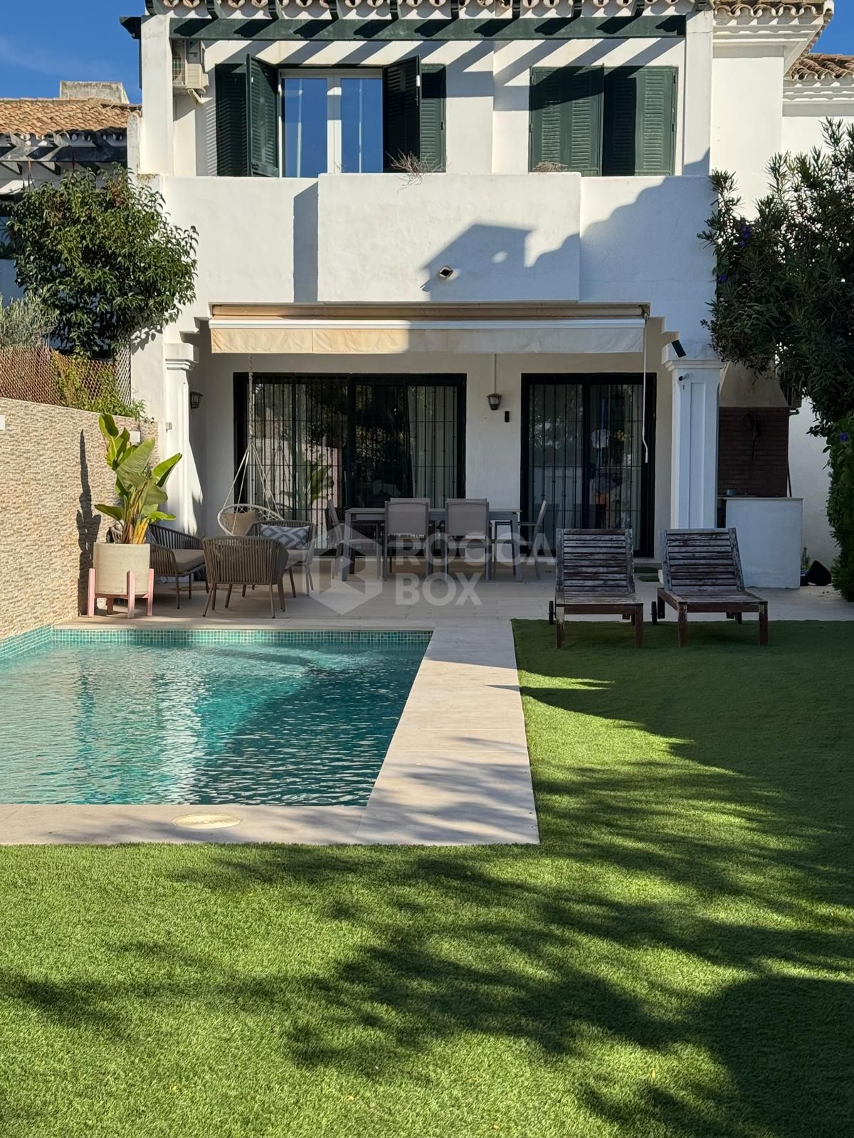 Charming Three-Bedroom Villa in Marbella with Private Pool and Garden