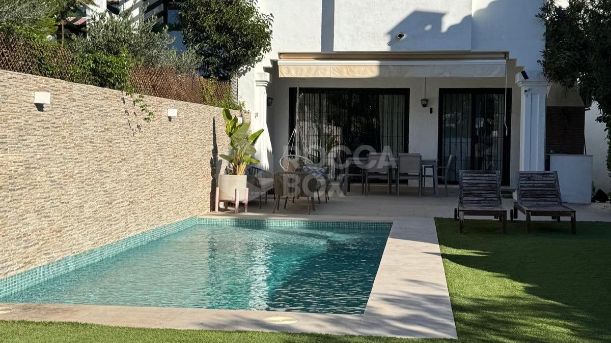 Charming Three-Bedroom Villa in Marbella with Private Pool and Garden