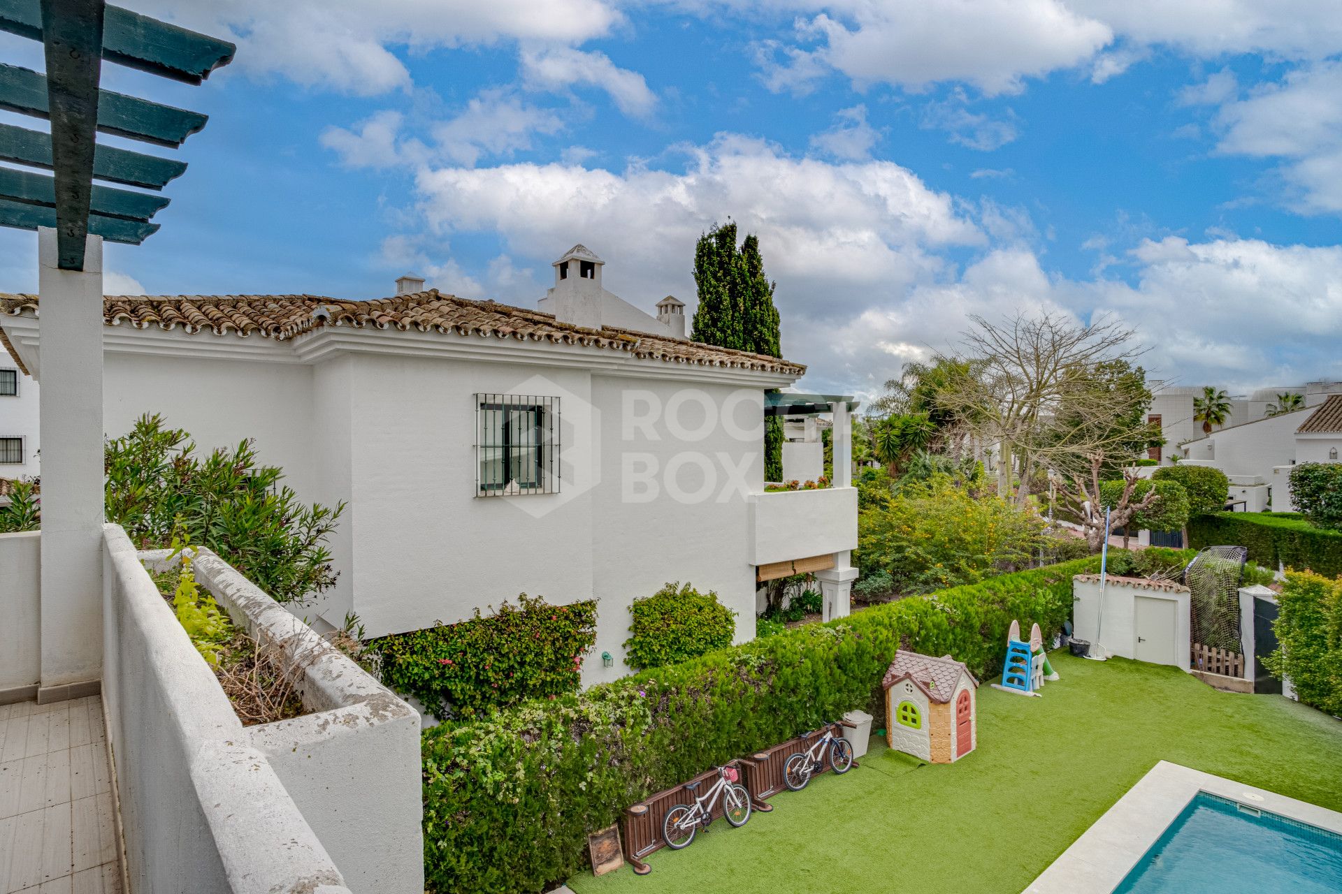 Charming Three-Bedroom Villa in Marbella with Private Pool and Garden