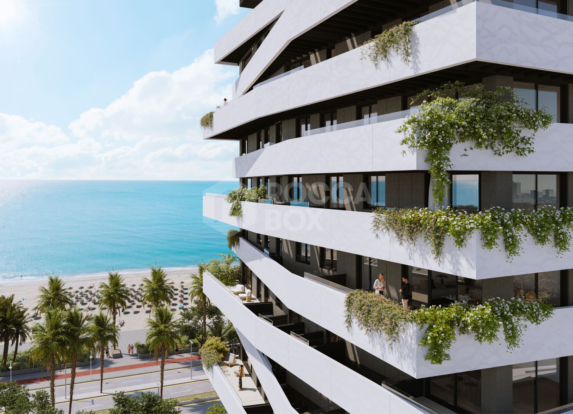Frontline Beach Duplex Penthouse with Breathtaking Mediterranean Views