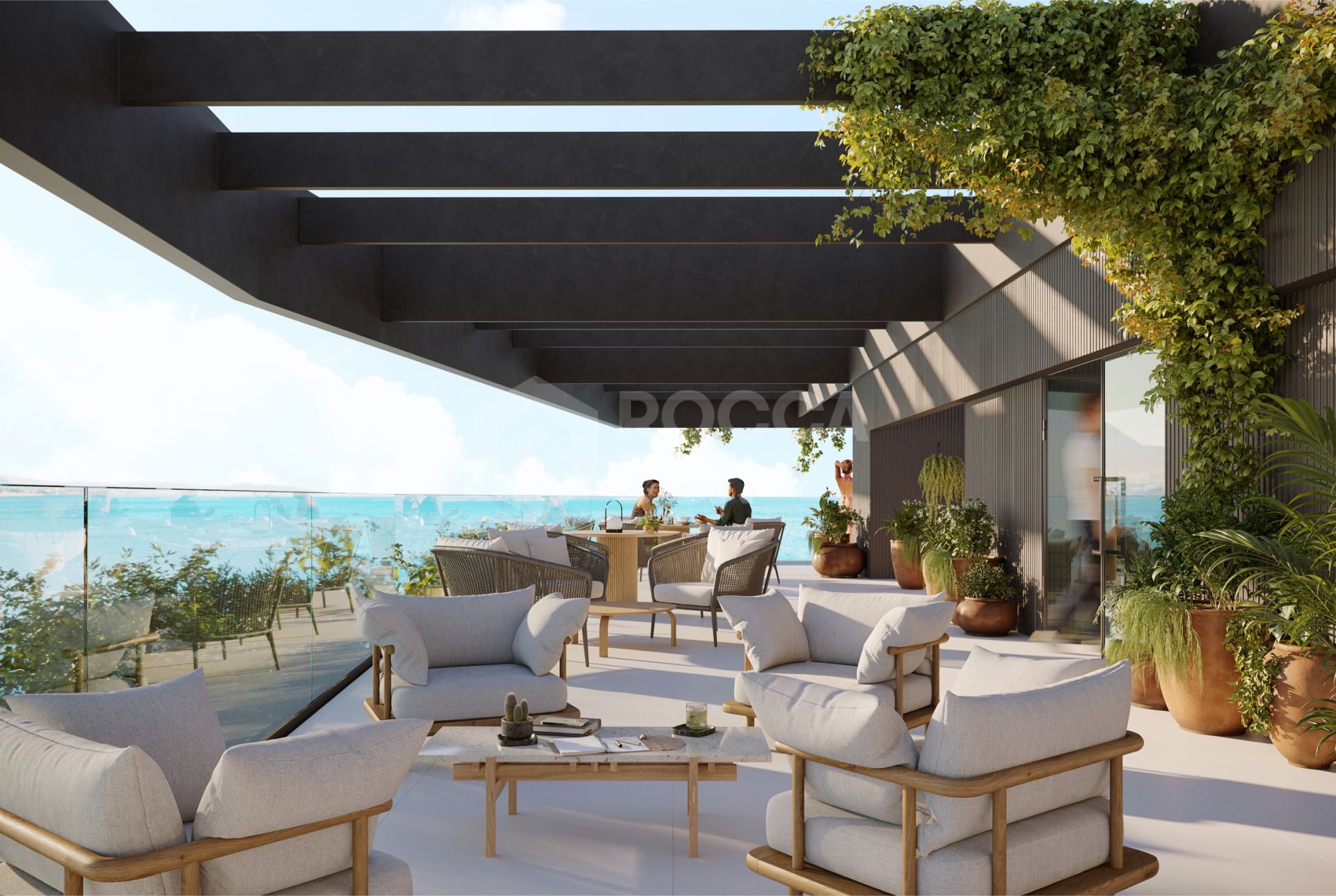 Frontline Beach Duplex Penthouse with Breathtaking Mediterranean Views