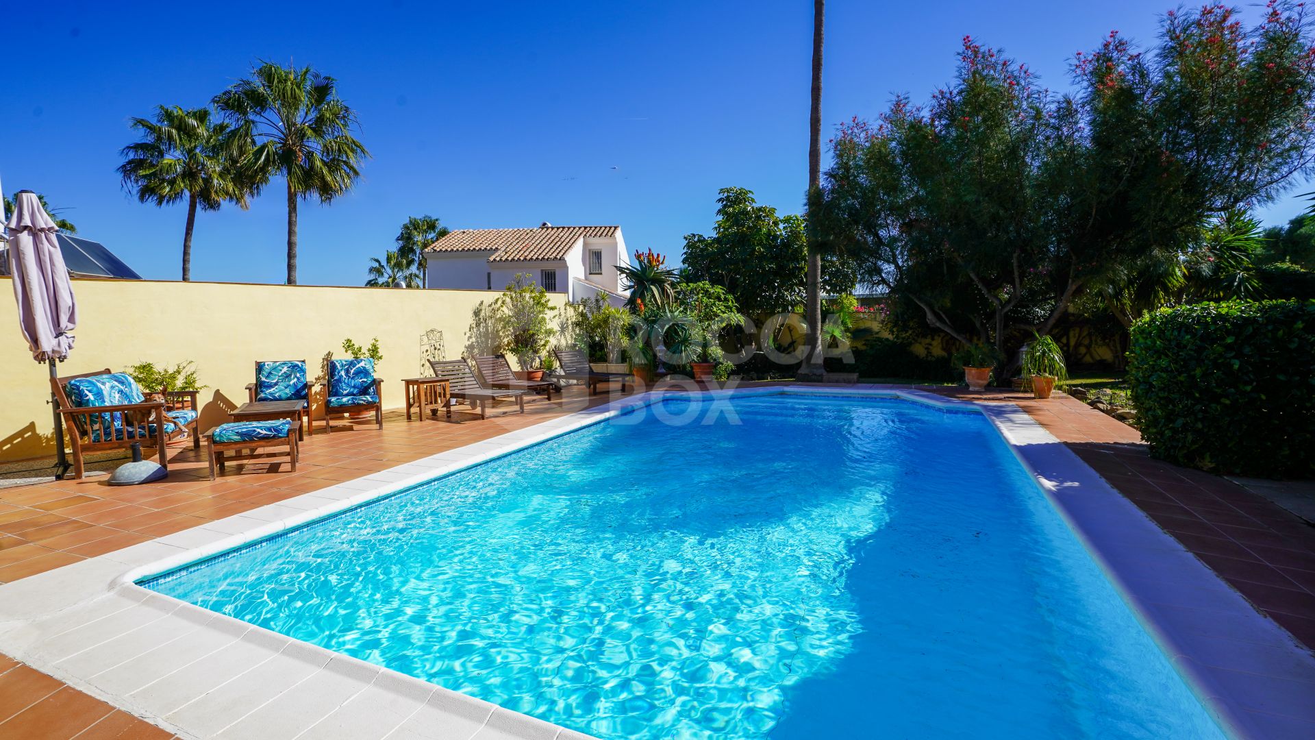 Charming Villa with Private Pool and Expansive Gardens in Estepona