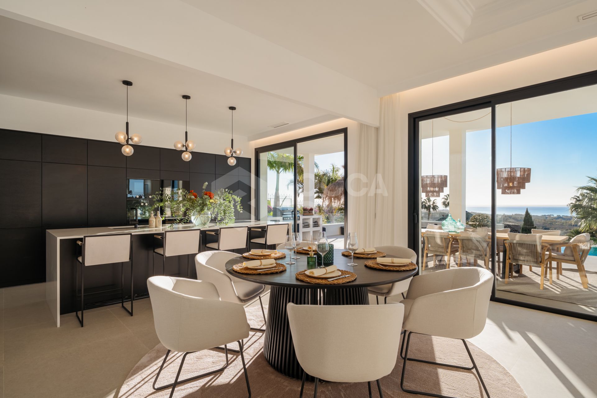 Exquisite Family Estate in Los Flamingos with Panoramic Views