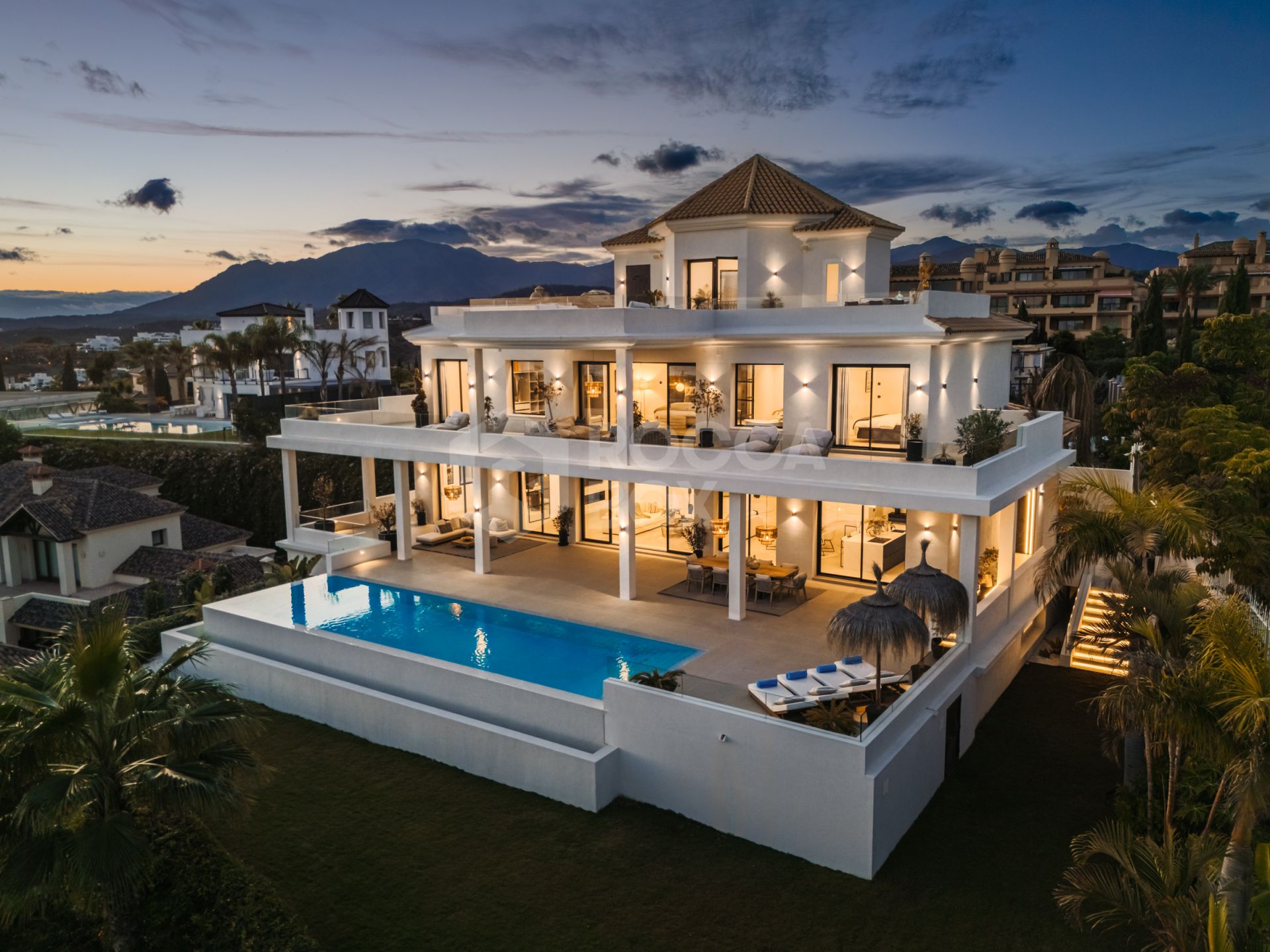 Exquisite Family Estate in Los Flamingos with Panoramic Views
