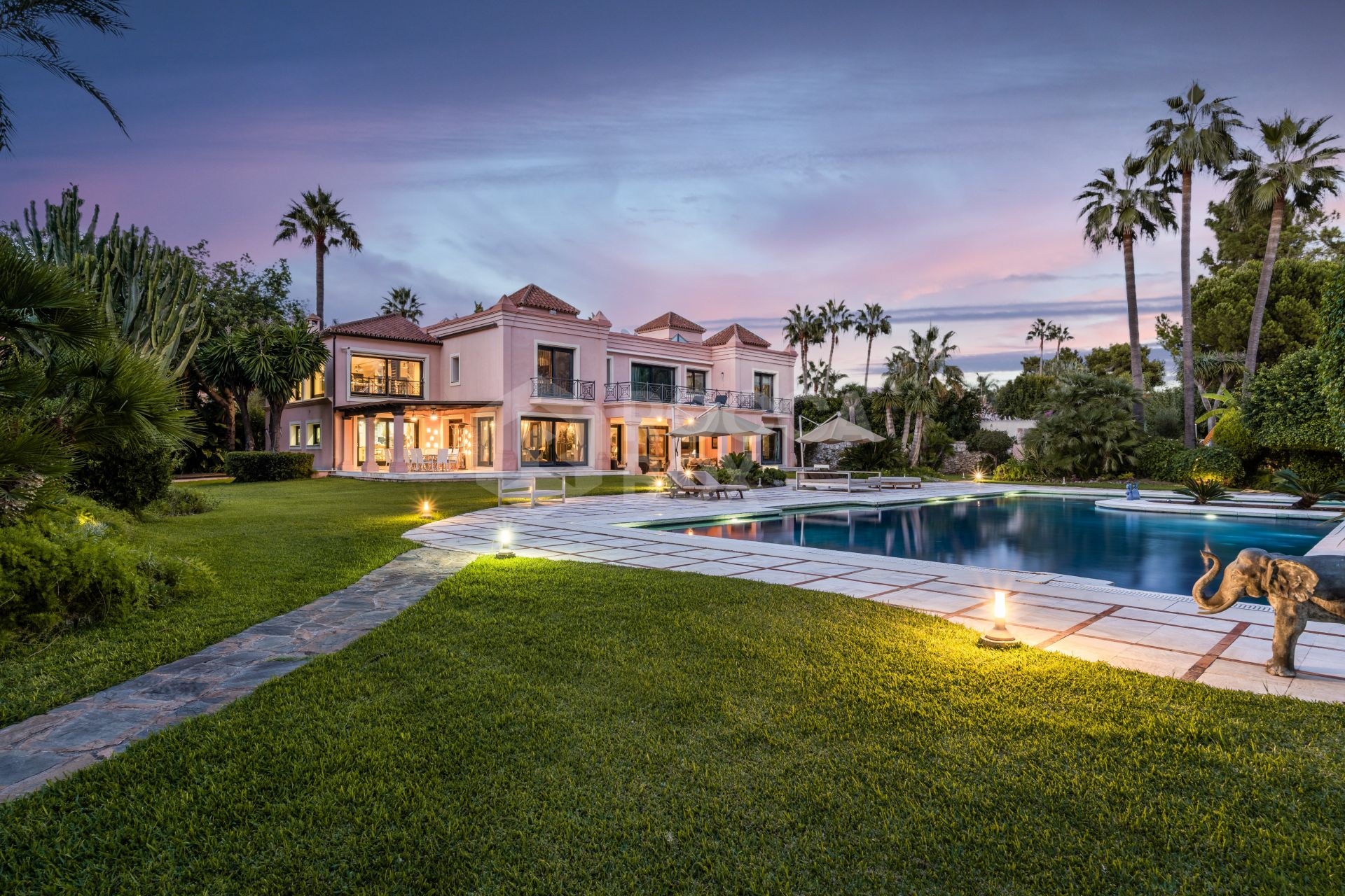 Grand Estate with Private Tennis Court