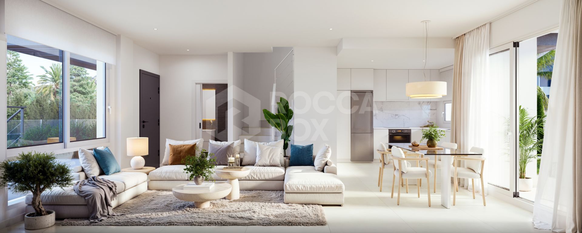 Modern Coastal Haven: 3-Bedroom Semi-Detached Home with Sea Views