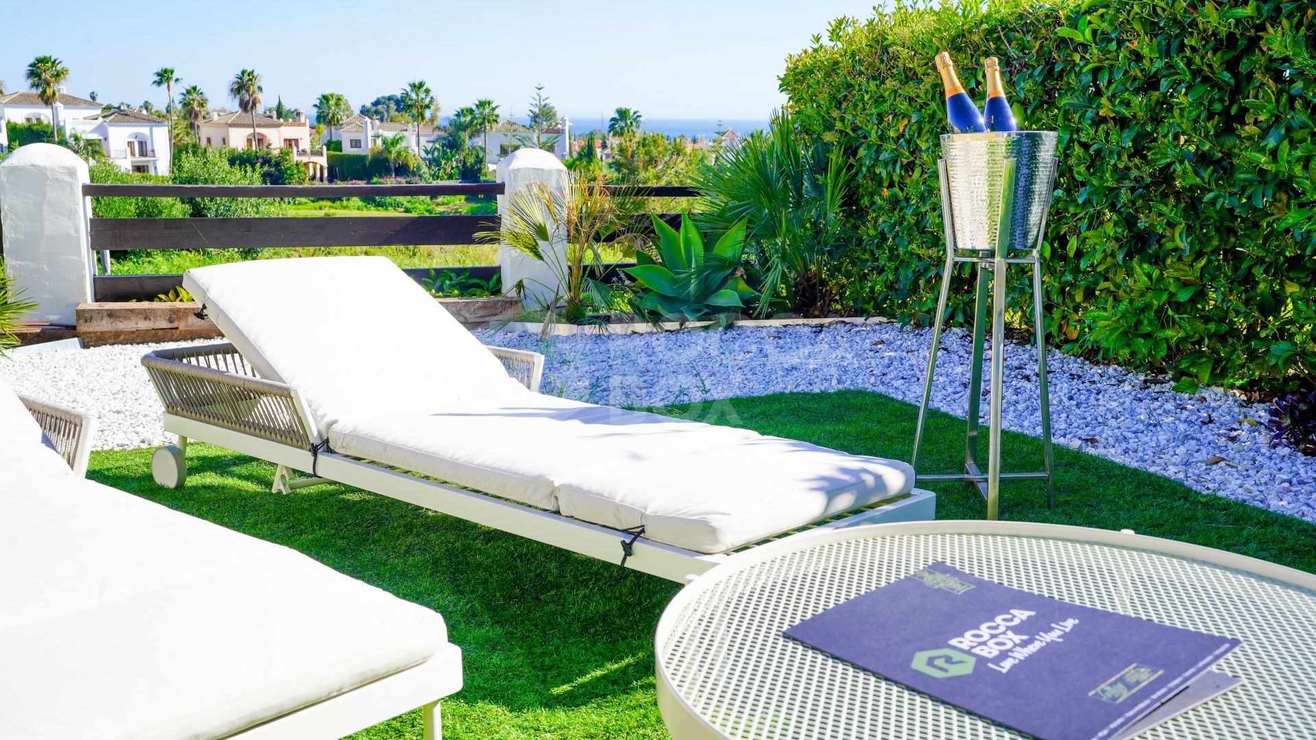 Elegant Ground Floor Apartment in Gated Community with Sea Views