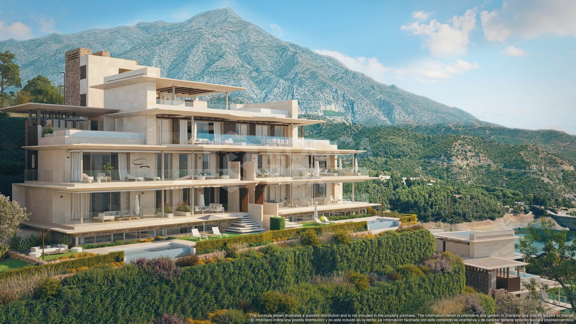 Elegant 3-Bedroom Apartment with Private Pool & Breathtaking Views