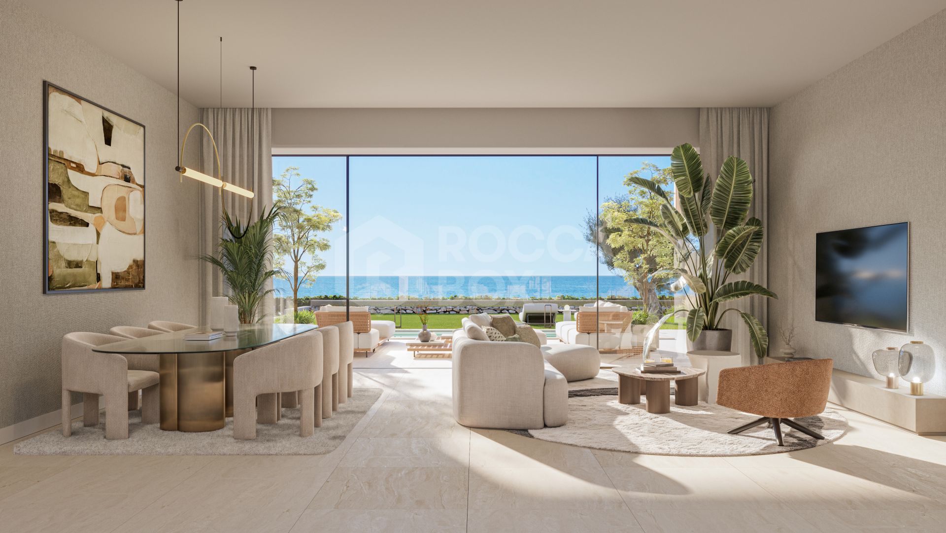 Stunning New Build Luxury Apartment : Front Line Beach in Costa del Sol