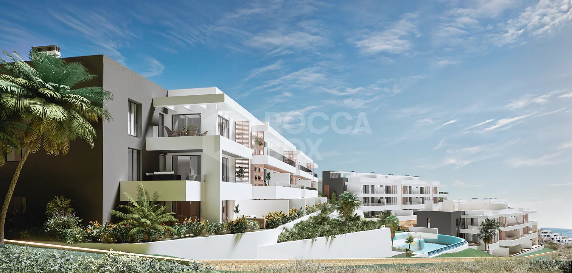 Coastal Elegance with Panoramic Views: 2-Bedroom Apartment in a Tranquil Oasis