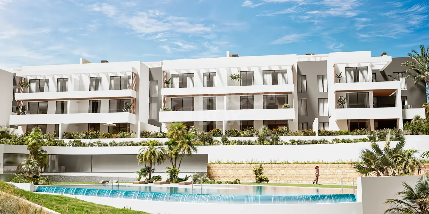 Coastal Elegance with Panoramic Views: 2-Bedroom Apartment in a Tranquil Oasis