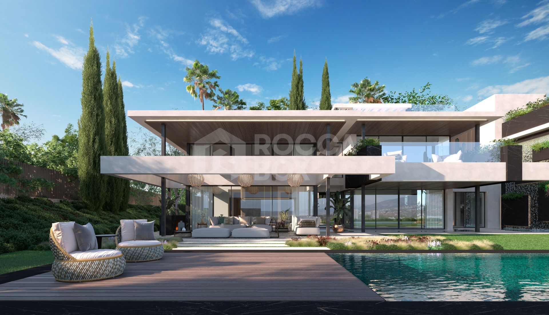 Breathtaking Contemporary Villa in Sotogrande Costa with Panoramic Sea Views and Premier Location