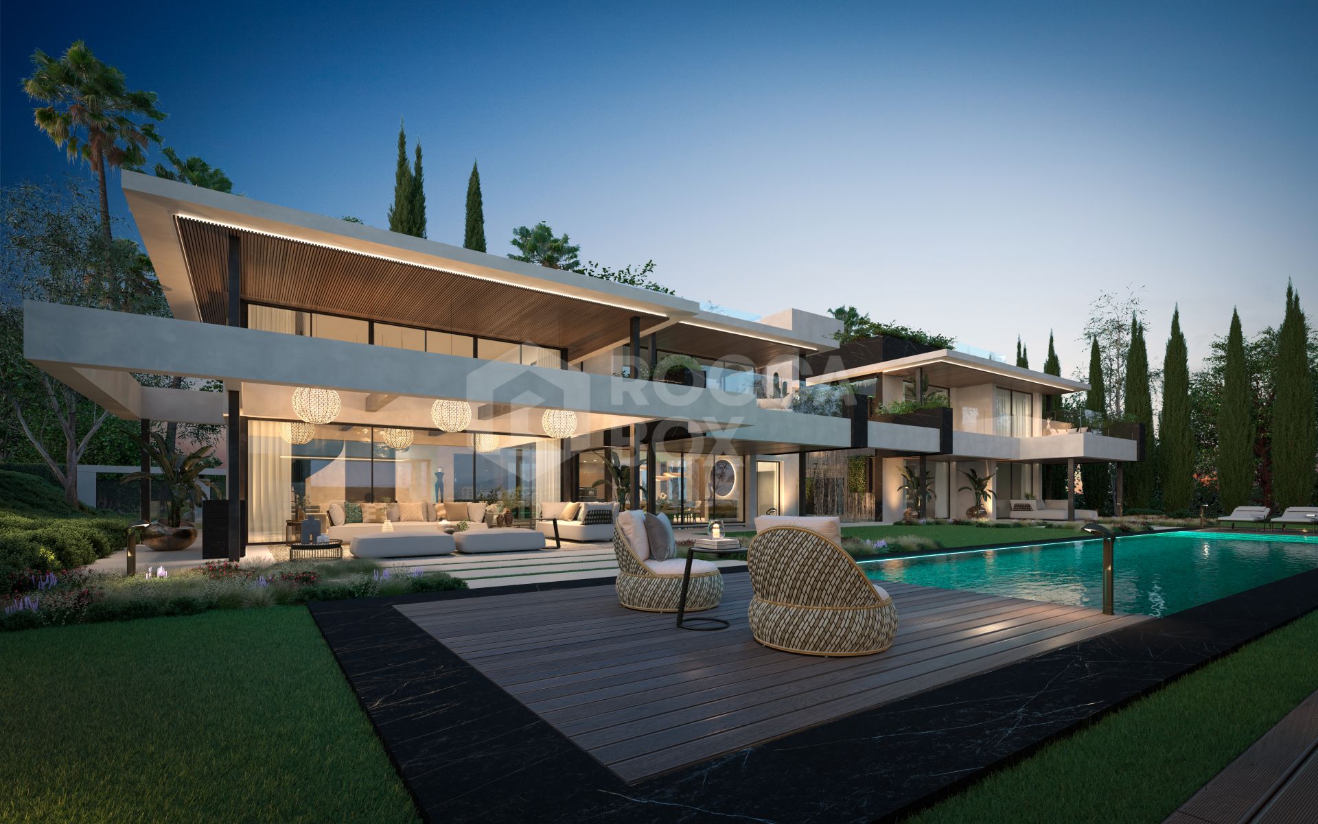 Breathtaking Contemporary Villa in Sotogrande Costa with Panoramic Sea Views and Premier Location