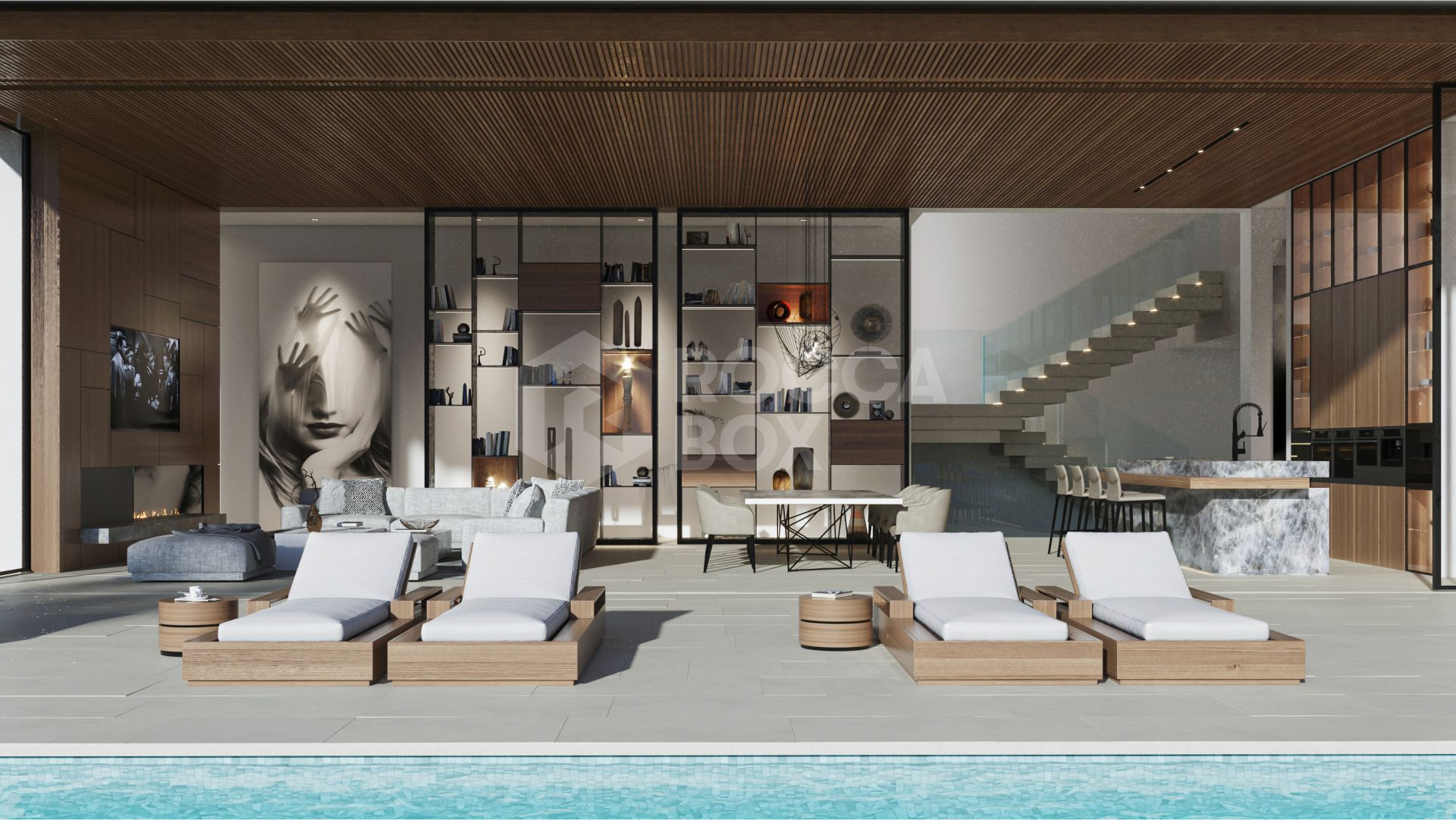 Modern Villa with Infinity Pool and Panoramic Views in El Herrojo Alto