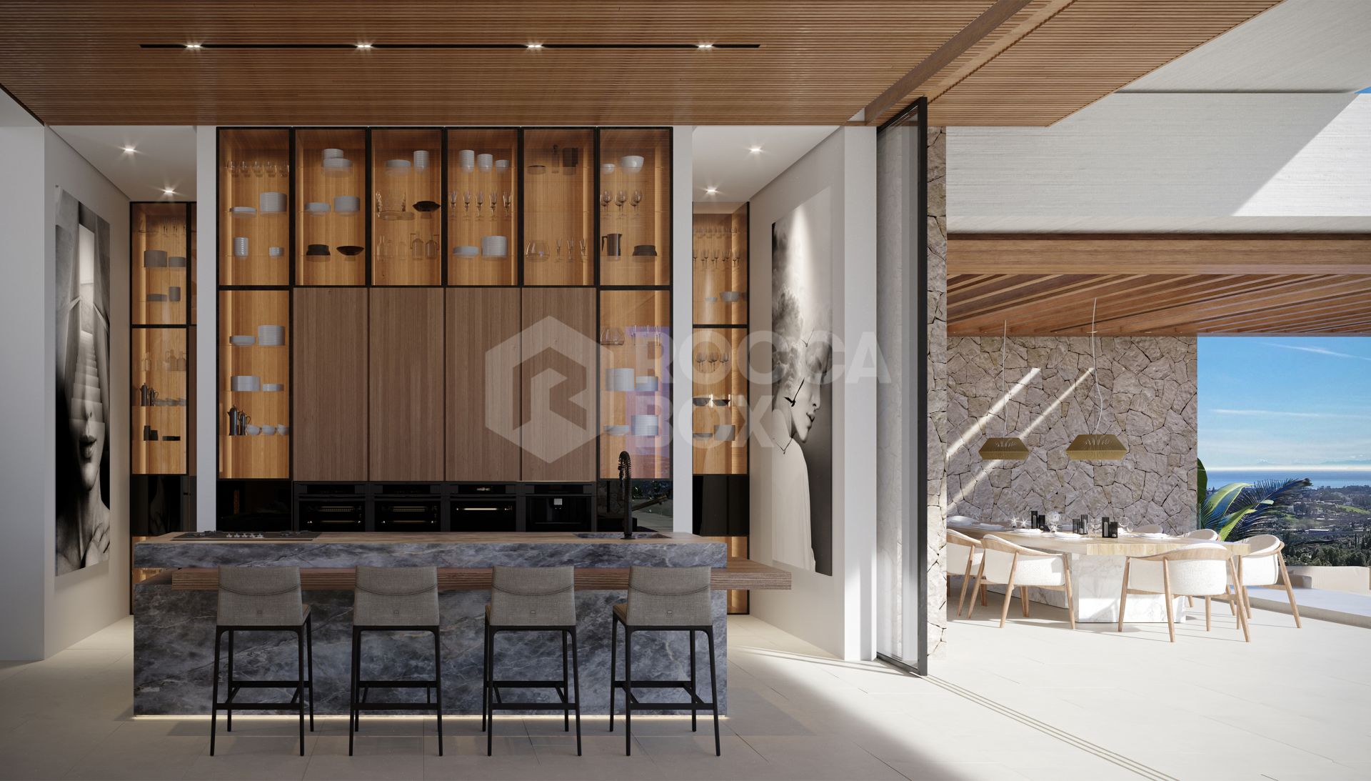 Modern Villa with Infinity Pool and Panoramic Views in El Herrojo Alto