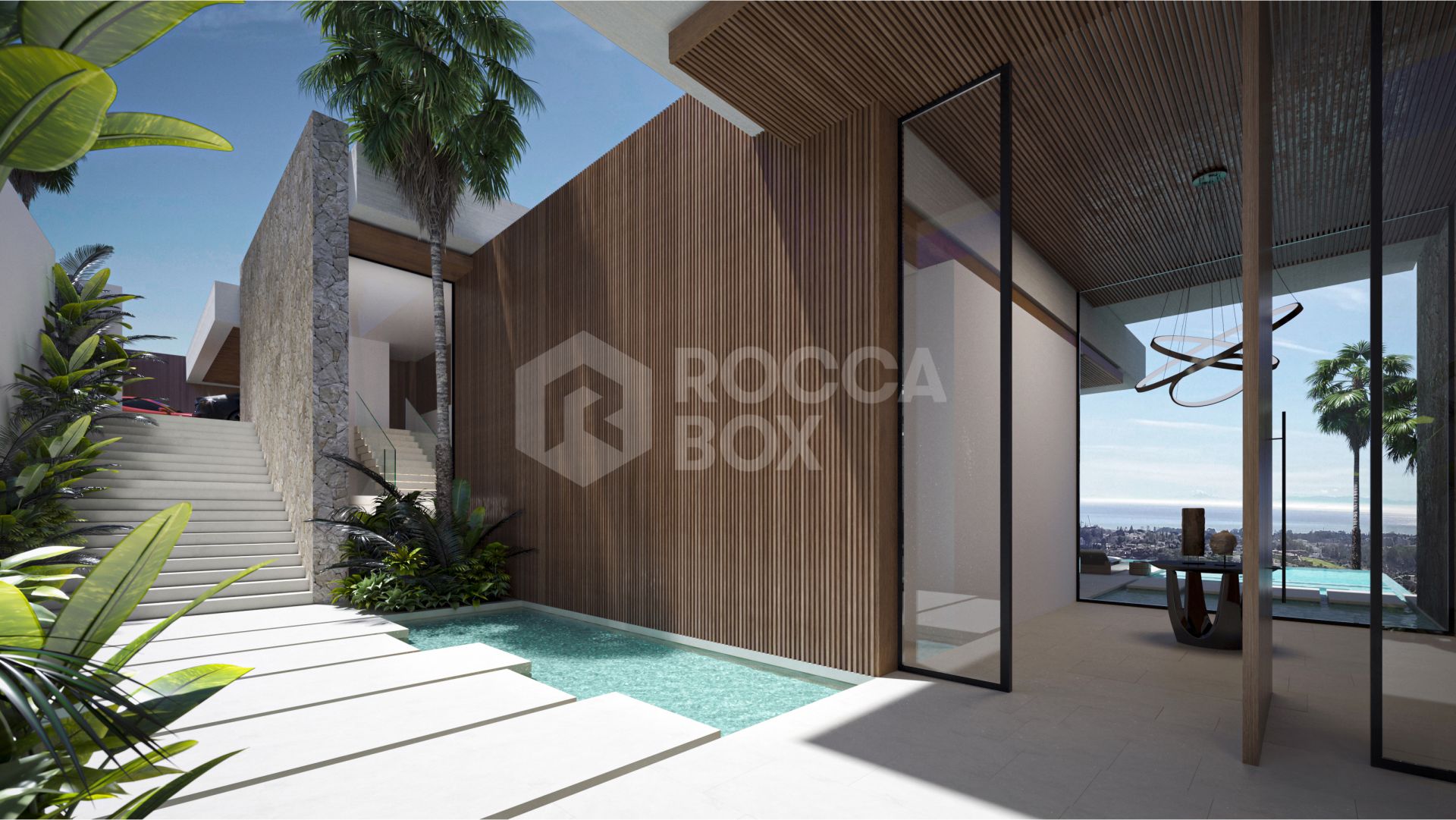 Modern Villa with Infinity Pool and Panoramic Views in El Herrojo Alto