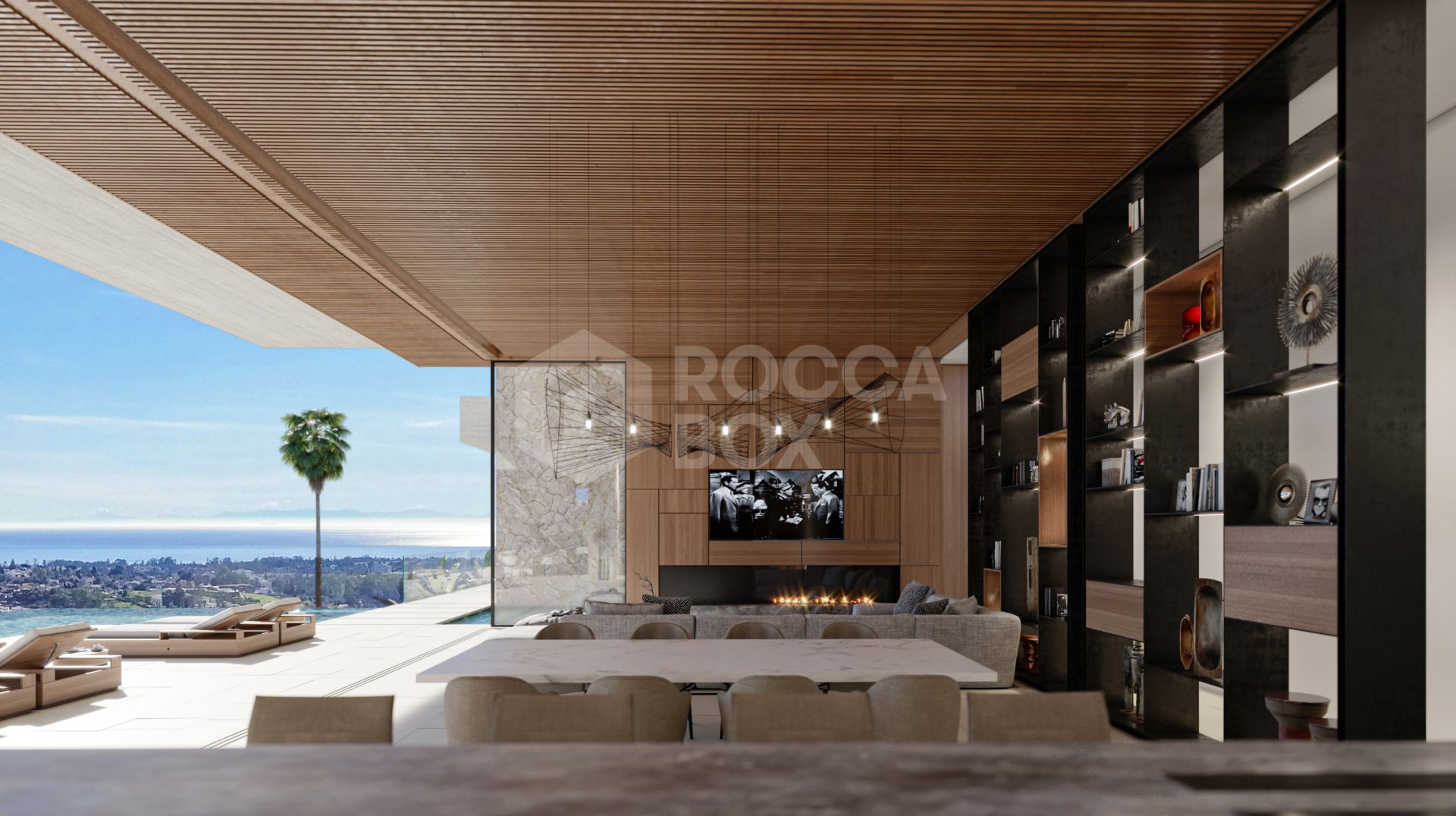 Modern Villa with Infinity Pool and Panoramic Views in El Herrojo Alto