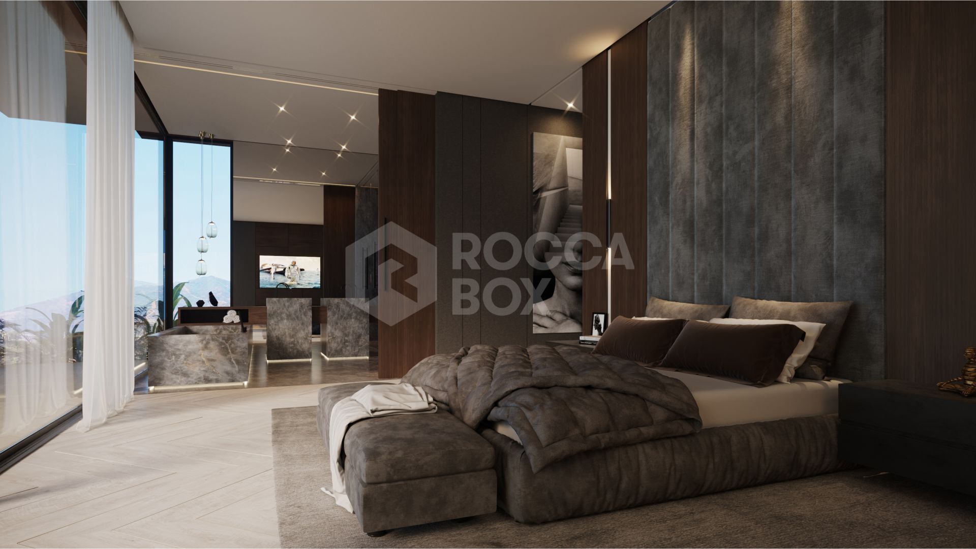 Modern Villa with Infinity Pool and Panoramic Views in El Herrojo Alto