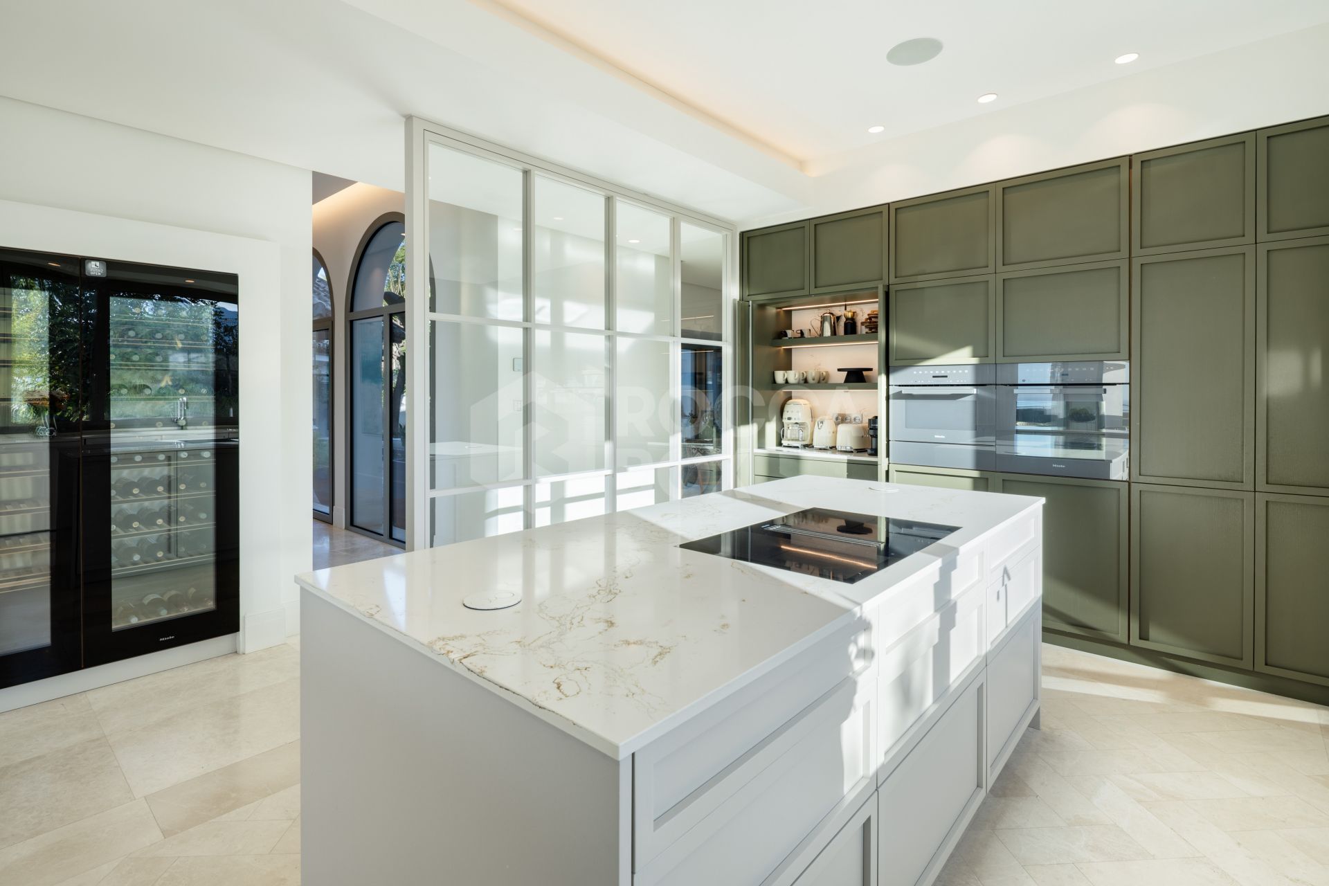 Luxury 7-Bedroom Villa with Panoramic Sea and Mountain Views