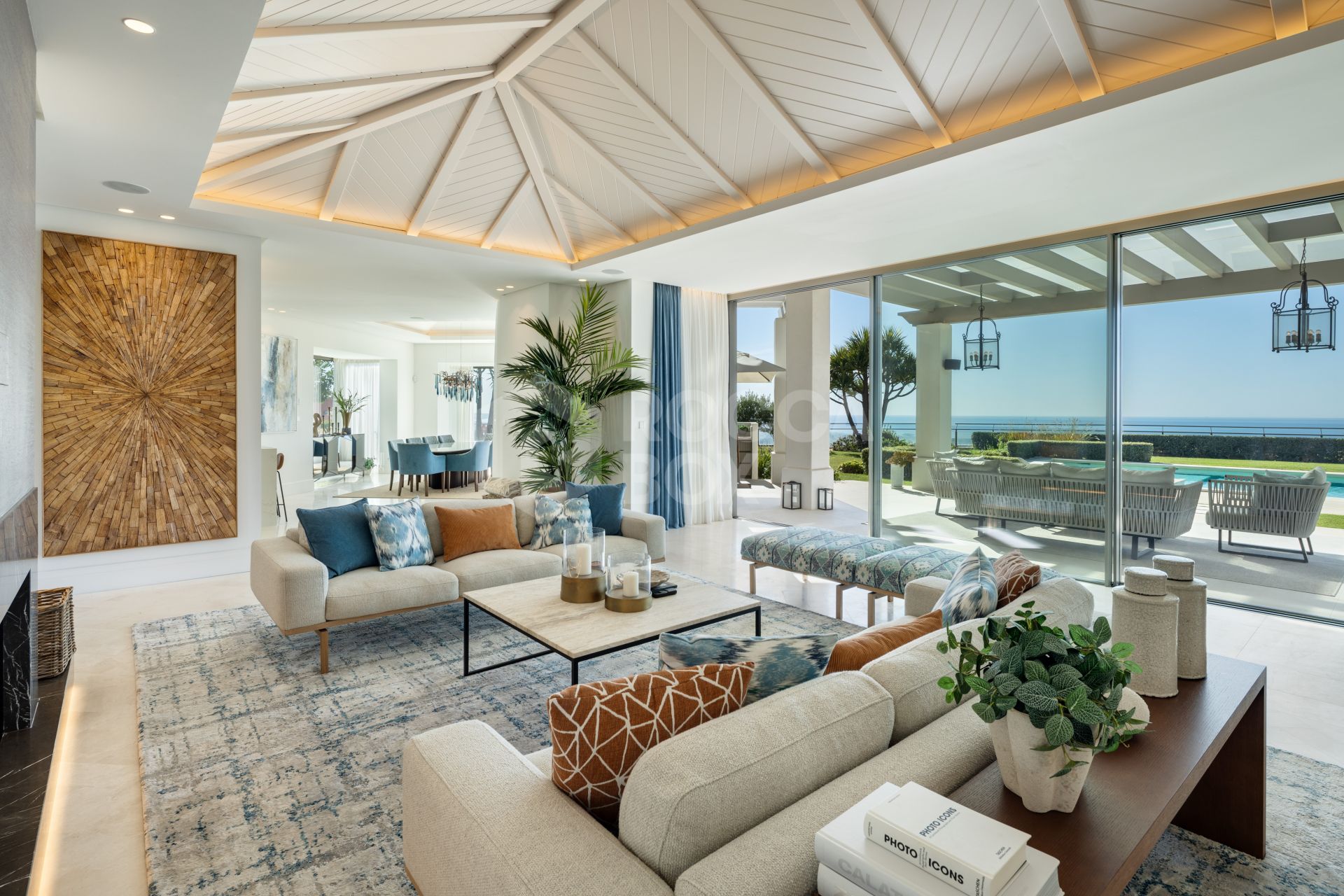 Luxury 7-Bedroom Villa with Panoramic Sea and Mountain Views