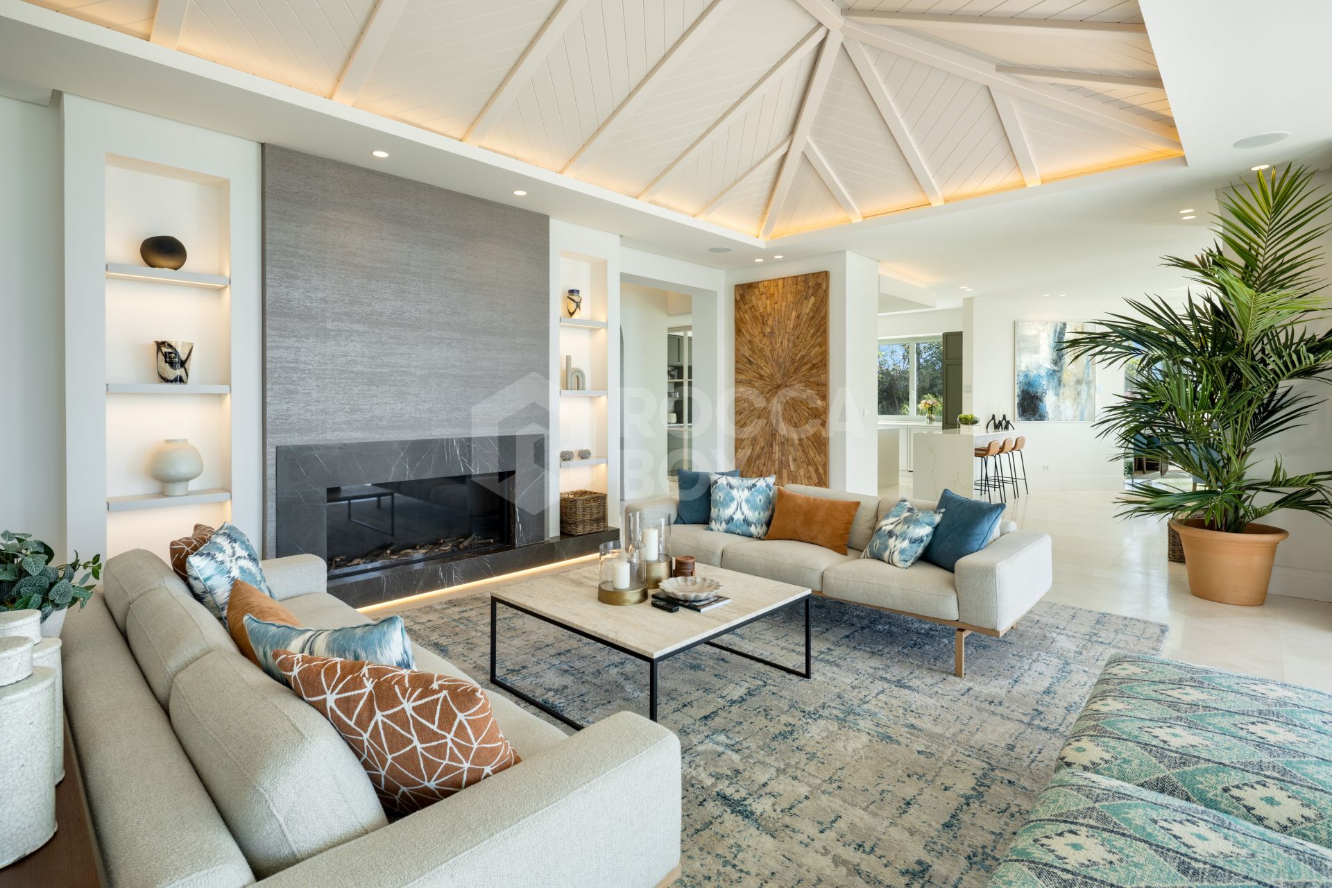 Luxury 7-Bedroom Villa with Panoramic Sea and Mountain Views