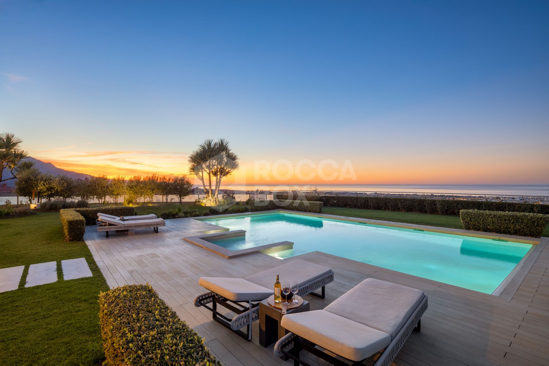 Luxury 7-Bedroom Villa with Panoramic Sea and Mountain Views