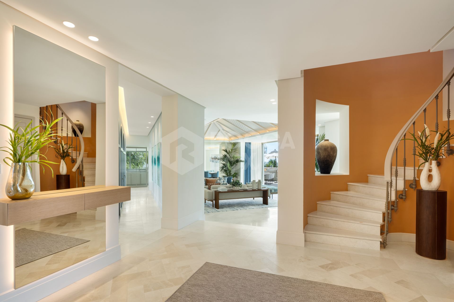 Luxury 7-Bedroom Villa with Panoramic Sea and Mountain Views