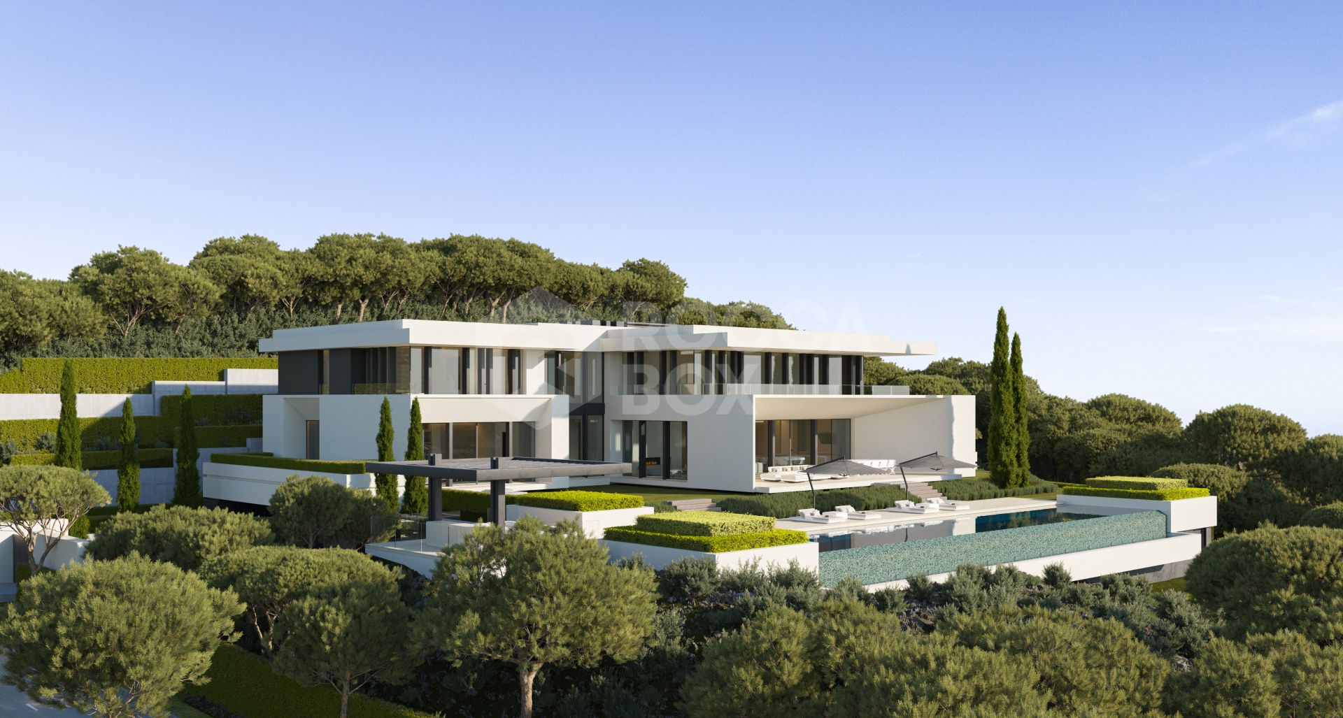 Expansive Estate with Panoramic Views and Wellness Level