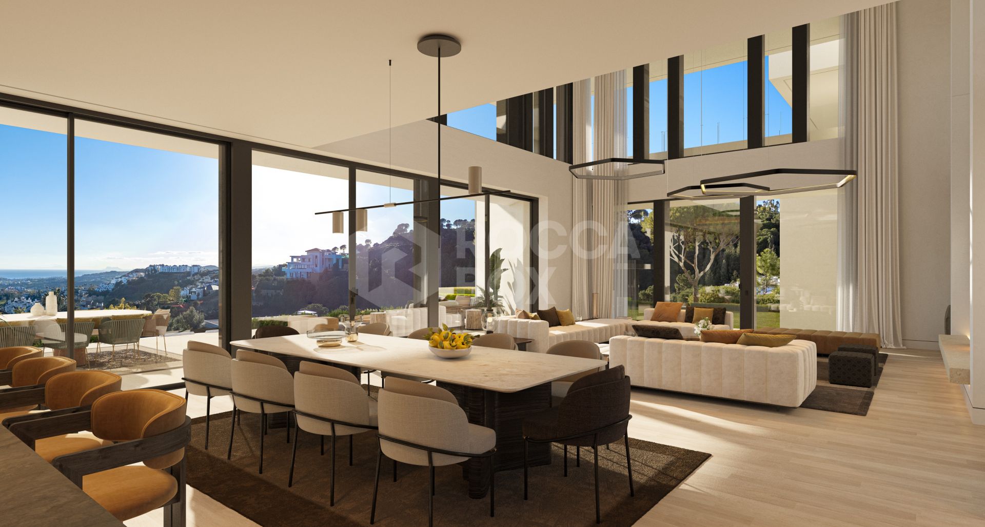 Expansive Estate with Panoramic Views and Wellness Level