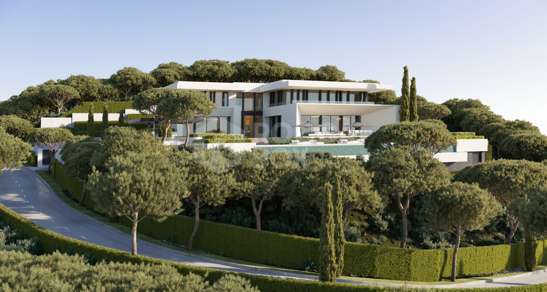 Expansive Estate with Panoramic Views and Wellness Level