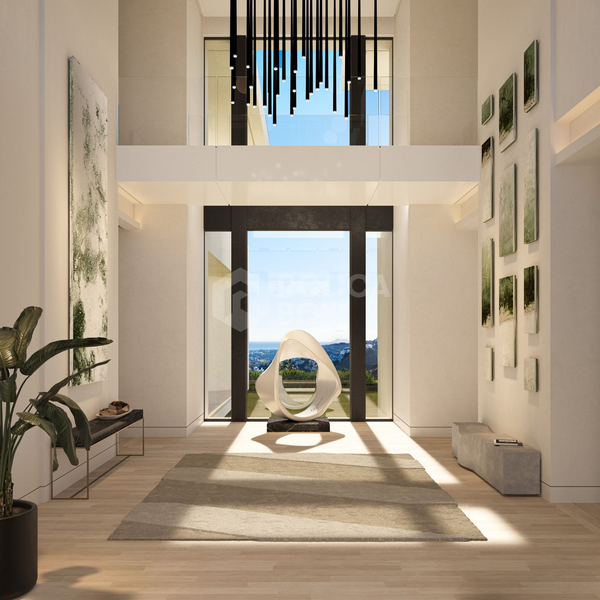 Expansive Estate with Panoramic Views and Wellness Level