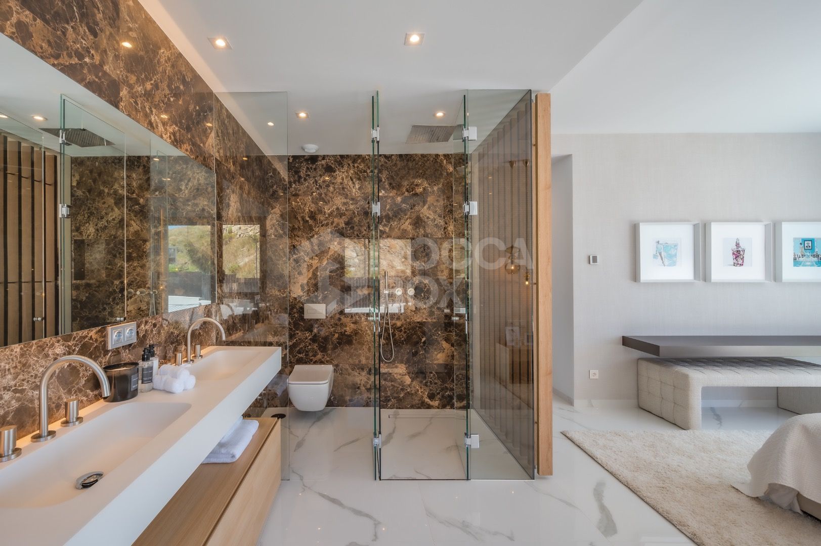 Sleek Corner Apartment with Panoramic Golf & Sea Views