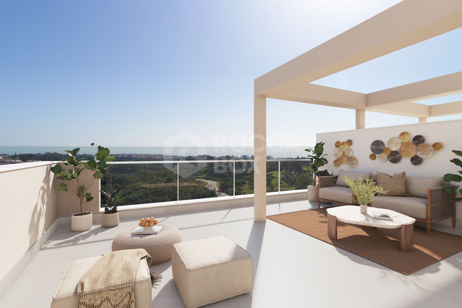 Modern 2-Bedroom Apartment with Sea and Mountain Views on the Costa del Sol
