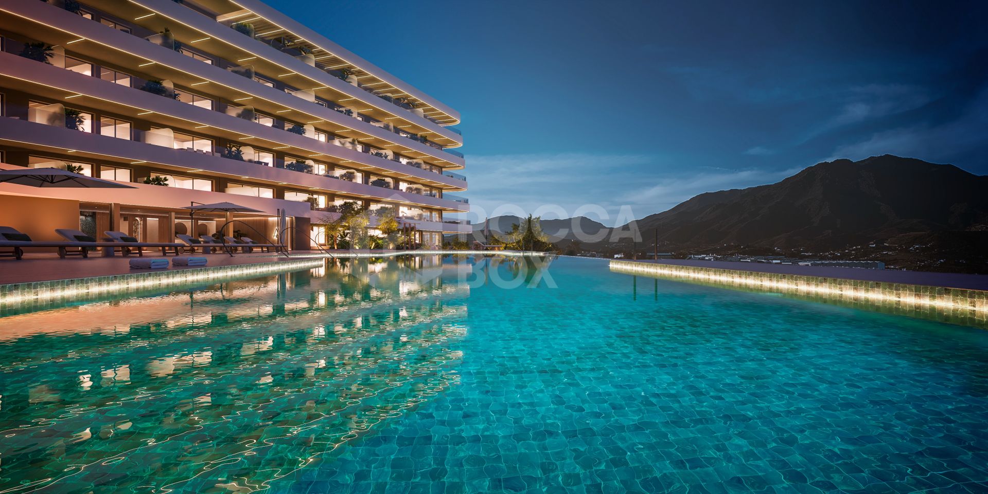 Modern 2-Bedroom Apartment with Sea & Mountain Views