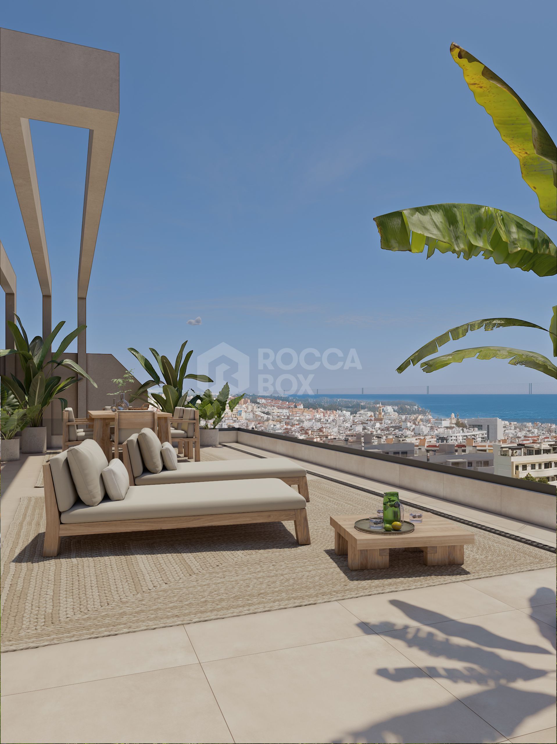 Modern 3-Bedroom Apartment with Panoramic Mediterranean Views