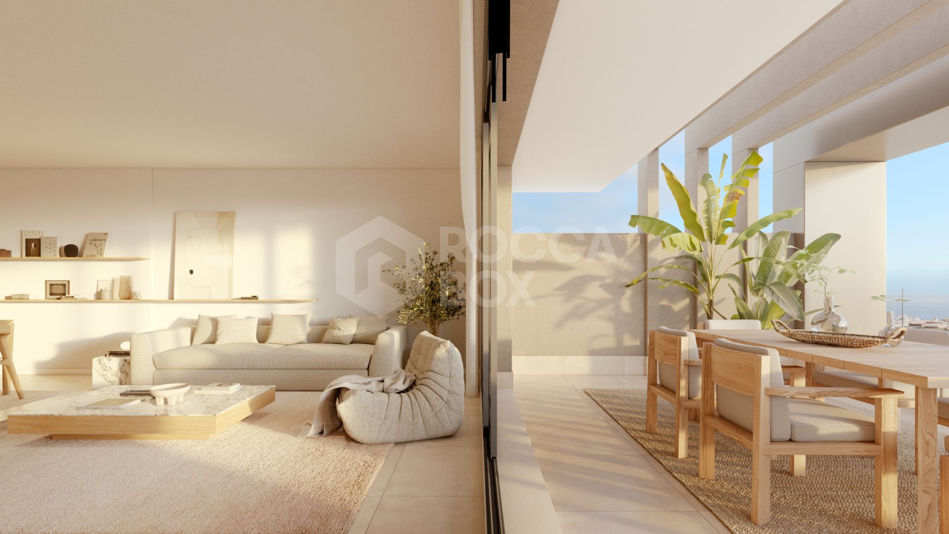 Modern 3-Bedroom Apartment with Panoramic Mediterranean Views