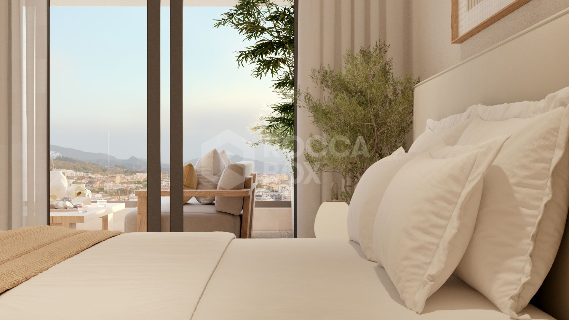 Modern 3-Bedroom Apartment with Panoramic Mediterranean Views