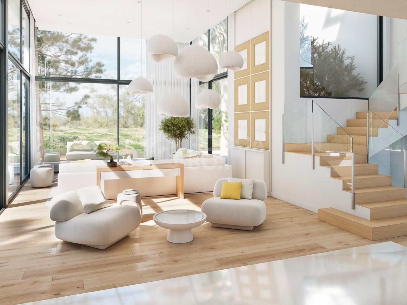 Stunning Contemporary Villa with Panoramic Sea Views in Valle Romano