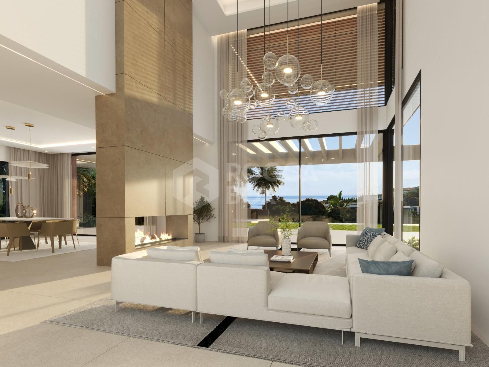 Stunning Contemporary Villa with Panoramic Sea Views in Valle Romano