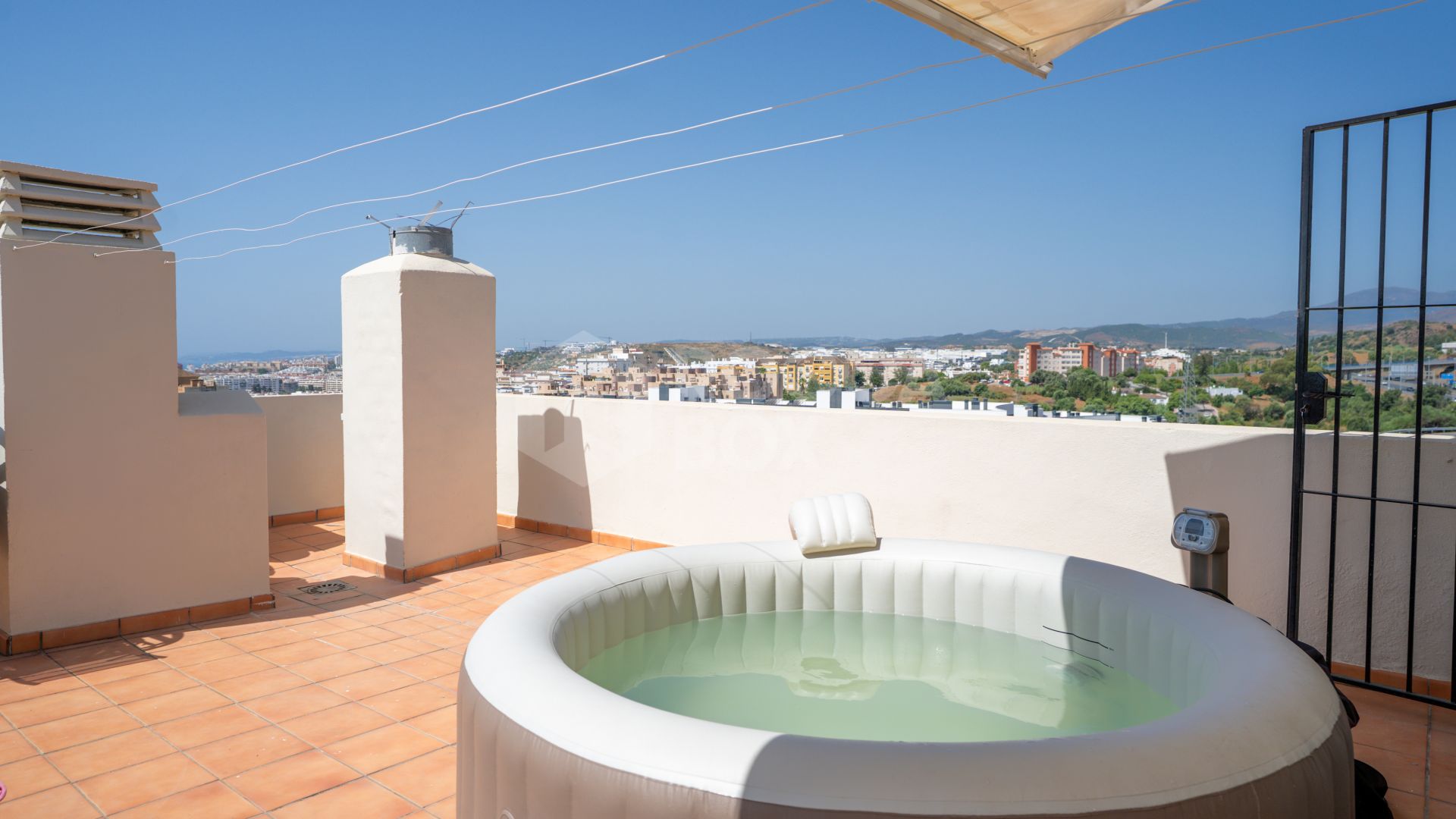 Charming Duplex Penthouse in Estepona Centre, Private Community with Mountain Views