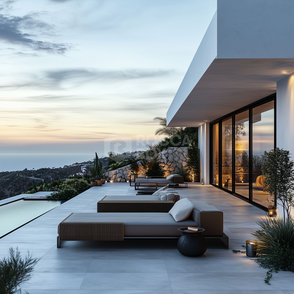 Prime Plot with Stunning Sea, Mountain, and Panoramic Views in Marbella