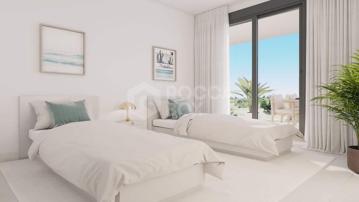 Luxurious Front Line Golf Apartment in Casares with Breath-Taking Views