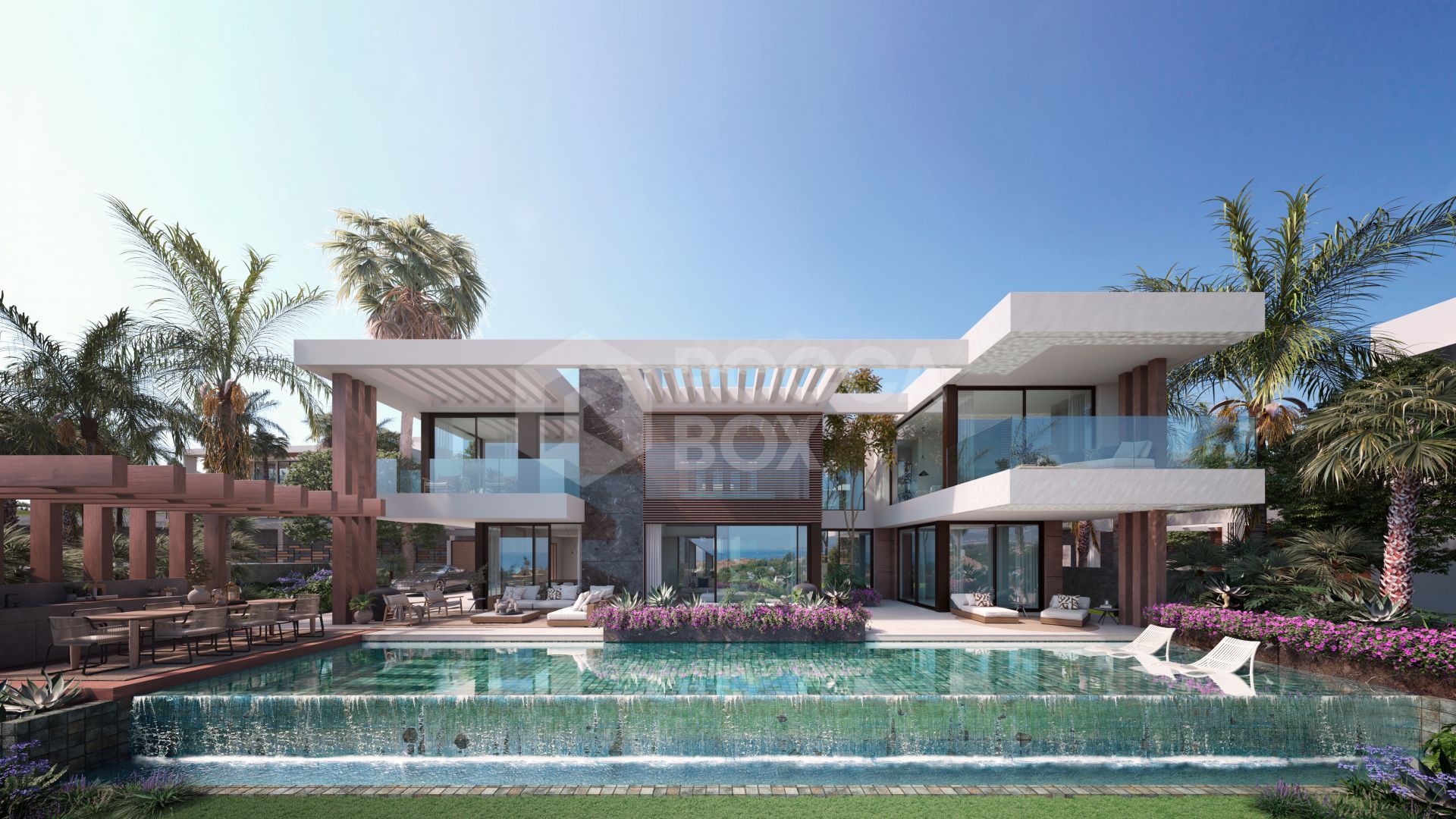 Elegant Luxury Villa with Stunning Pool, Mountain and Sea Views