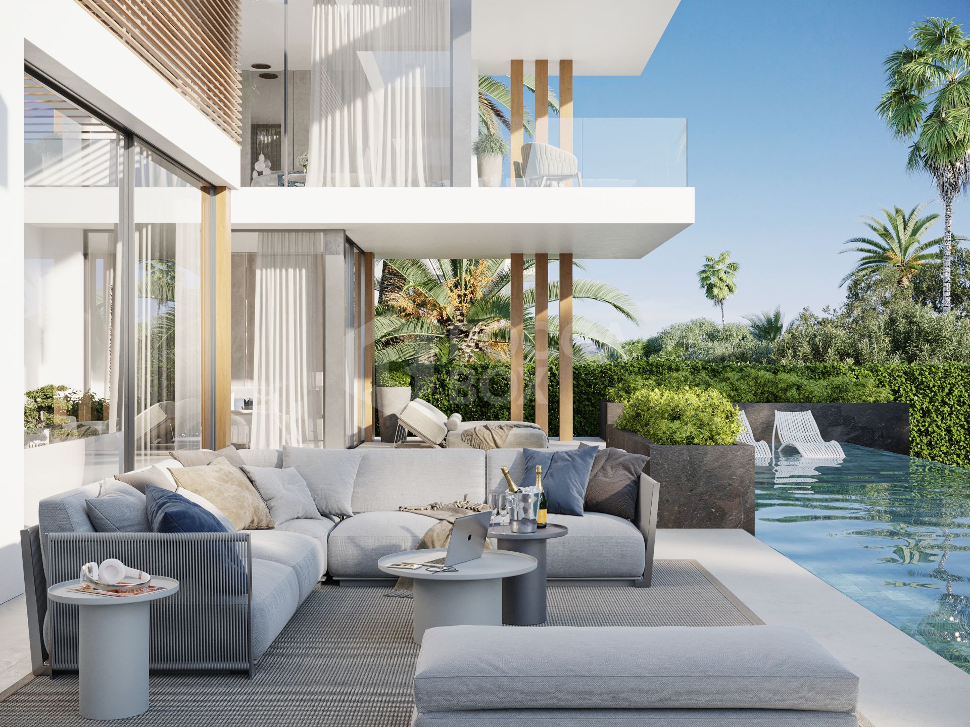 Elegant Luxury Villa with Stunning Pool, Mountain and Sea Views