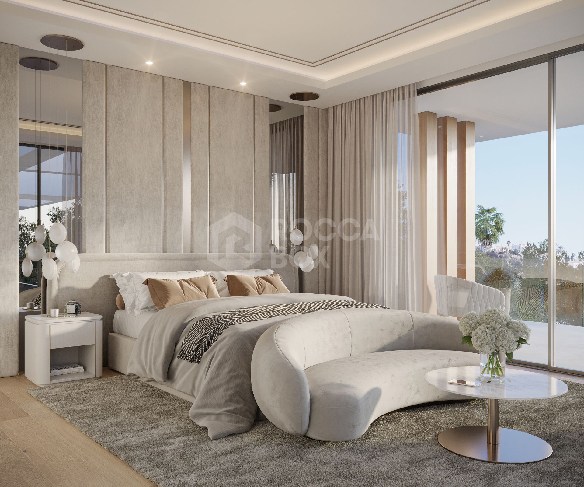 Elegant Luxury Villa with Stunning Pool, Mountain and Sea Views